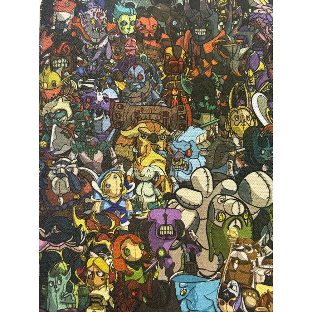 Robbobin Art Mousepad Dota 2 Character Collage Large Gaming Desk Mat - Picture 4 of 6
